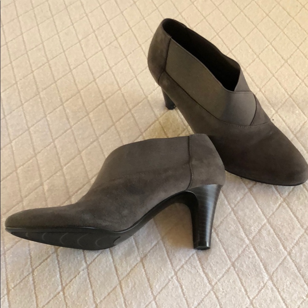 Suede booties